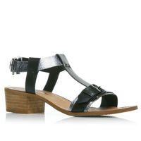 Moda in Pelle Moreish Black Heeled Day Sandals