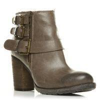 Moda in Pelle Bermuda Dark Taupe Casual Short Boots