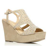 Moda in Pelle Parades Taupe Wedged Day Sandals