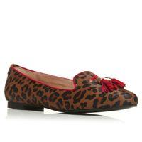 Moda in Pelle Fillies Leopard Flat Day Shoes