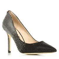 Moda in Pelle Jagger Black Glitz/Glam Shoes