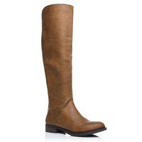 moda in pelle hobart tan casual long boots