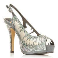 Moda in Pelle Keener Silver Glitz/Glam Shoes