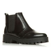 Moda in Pelle Bastille Black Casual Short Boots