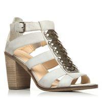 moda in pelle lilies stone heeled day sandals