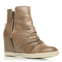 moda in pelle cayen taupe casual short boots