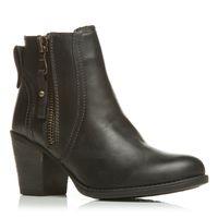 moda in pelle chenders black casual short boots