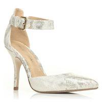 moda in pelle kace white heeled day shoes