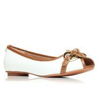 Moda in Pelle Franchesca White Flat Day Shoes