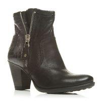 Moda in Pelle Crumb Black Casual Short Boots