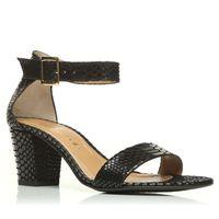 Moda in Pelle Maubry Black Heeled Day Sandals