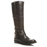 Moda in Pelle Hansell Black Casual Long Boots