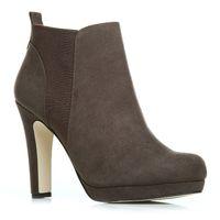 moda in pelle barbra taupe smart short boots