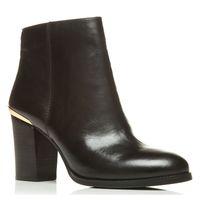 Moda in Pelle Lindos Black Smart Short Boots