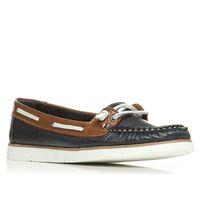 moda in pelle argentine navy casual shoes