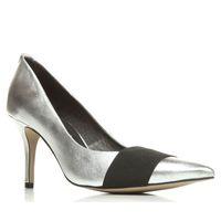 moda in pelle colwin silver heeled day shoes