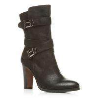 Moda in Pelle Protaras Black Smart Mid Calf Boots