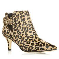 Moda in Pelle Kaiser Leopard Smart Short Boots