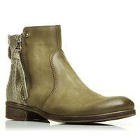 Moda in Pelle Becci Green Casual Short Boots