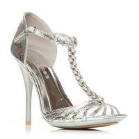 Moda in Pelle Iliana Silver Glitz/Glam Shoes