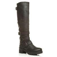 moda in pelle gilby black casual long boots