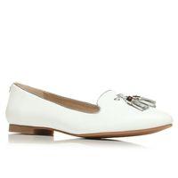 Moda in Pelle Fillies White Flat Day Shoes