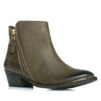 moda in pelle besty taupe casual short boots