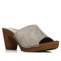 moda in pelle markham taupe heeled day sandals