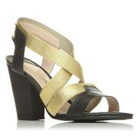 Moda in Pelle Larnaca Black Heeled Day Sandals