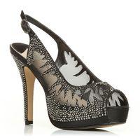 Moda in Pelle Keener Black Glitz/Glam Shoes