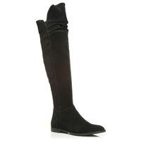 moda in pelle issie black casual long boots