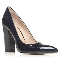 moda in pelle dynamite navy heeled day shoes