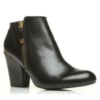 moda in pelle karlina black smart short boots