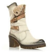 Moda in Pelle Corbin White Casual Short Boots