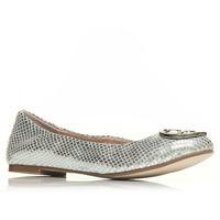 Moda in Pelle Foal Silver Flat Day Shoes