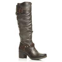 Moda in Pelle Isler Dark Brown Casual Long Boots