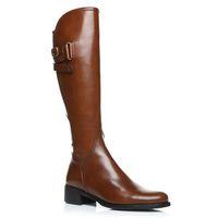 moda in pelle vixon tan smart long boots