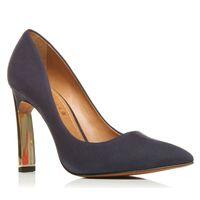 moda in pelle idolise navy glitzglam shoes