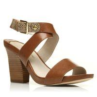 Moda in Pelle Conrad Tan Heeled Day Sandals