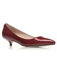 moda in pelle cecile red heeled day shoes