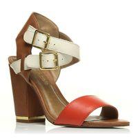 Moda in Pelle Mention Coral Heeled Day Sandals