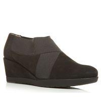 moda in pelle claro black casual short boots