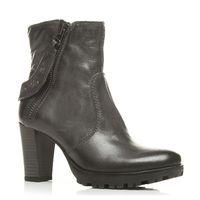 moda in pelle curley black casual short boots