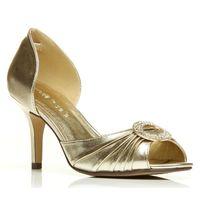 Moda in Pelle Conner Champagne Glitz/Glam Shoes