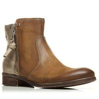 Moda in Pelle Becci Tan Casual Short Boots