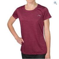 more mile m tech dry ladies short sleeve running top size s colour ras ...