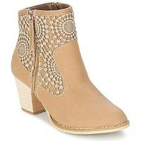 moony mood diroval womens low ankle boots in beige