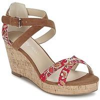 moony mood emarlene womens sandals in red