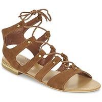 moony mood erline womens sandals in brown