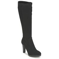 moony mood flora womens high boots in black
